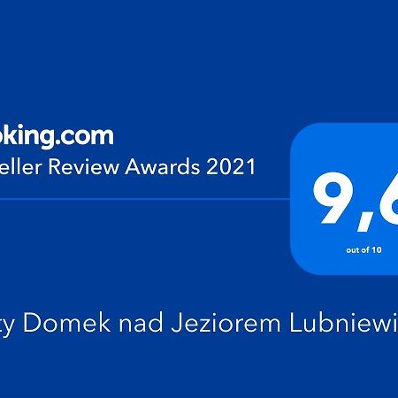Zolty Domek Nad Jeziorem Lubniewice Extérieur photo