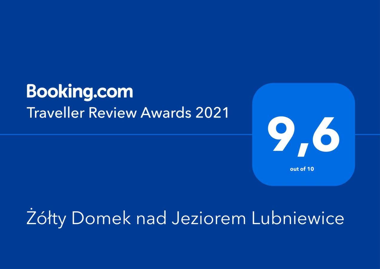 Zolty Domek Nad Jeziorem Lubniewice Extérieur photo
